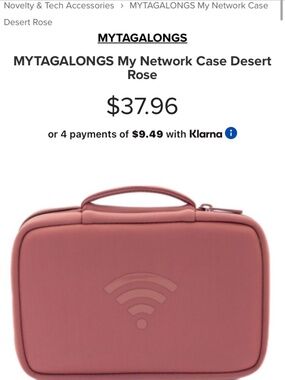 MYTAGALONGS Tech Organizer Desert Rose